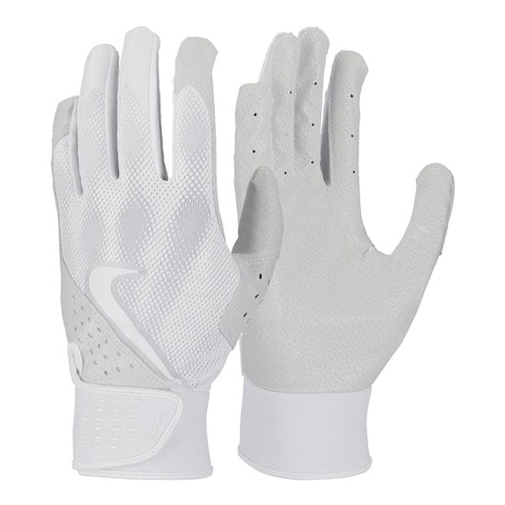 Guanteletas Beisbol Softbol Nike Alpha Blanco ADULTO