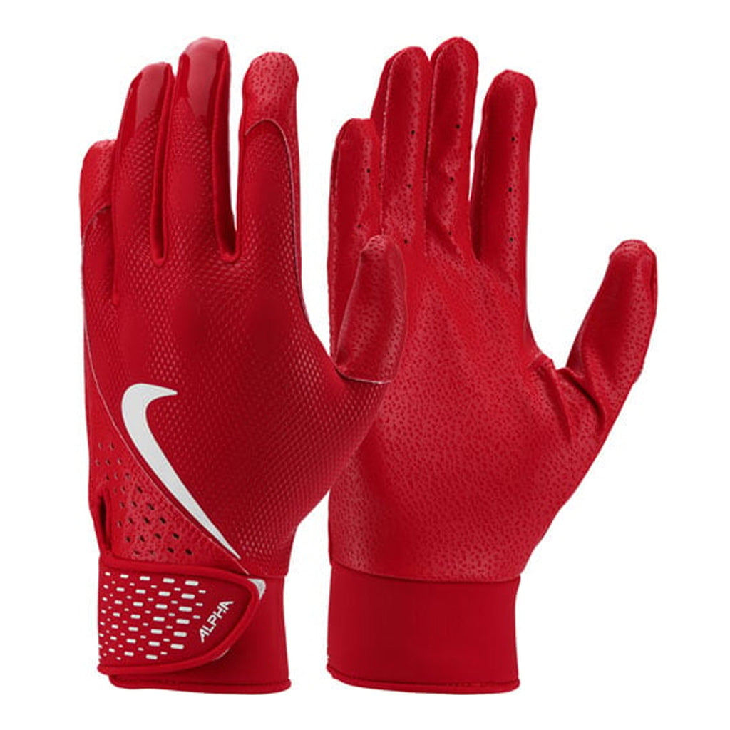 Guanteletas Beisbol Softbol Nike Alpha Rojo ADULTO