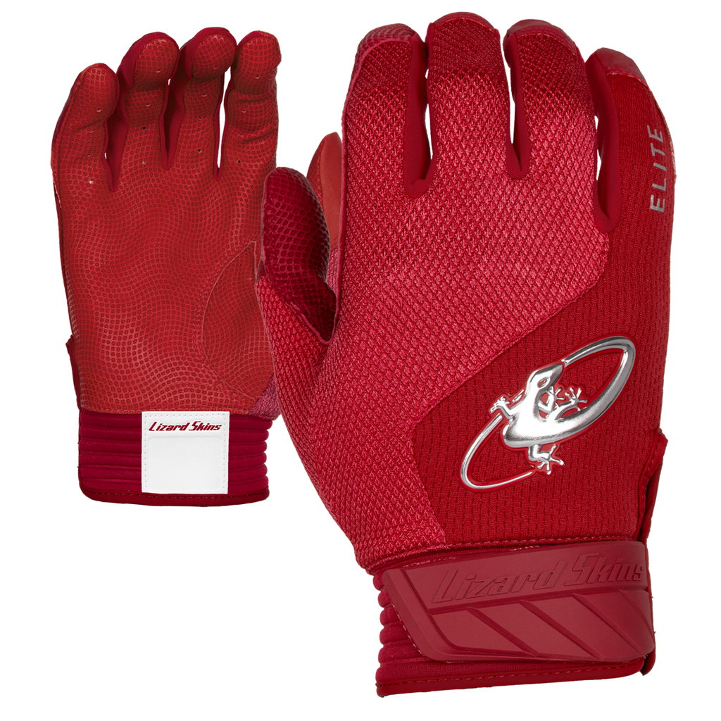 Guanteletas Beisbol Lizard Skinz Komodo Elite v2 Chrome Rojo ADULTO