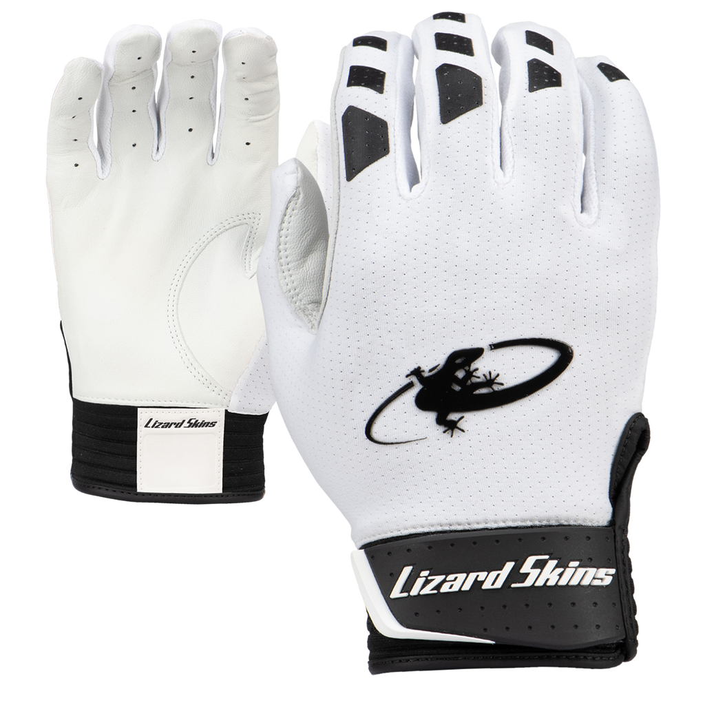 Guanteletas Beisbol Lizard Skinz Komodo v2 Blanco ADULTO