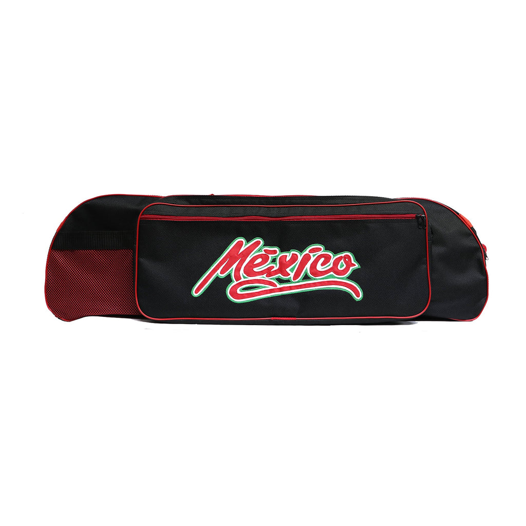 Batera Beisbol México Negra Letra Roja Grande ADULTO