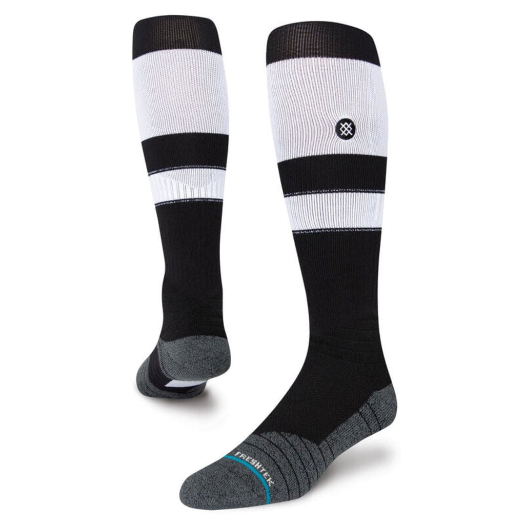 Medias Beisbol Softbol Stance MLB Diamond Pro OTC Rayada Negro - Blanco