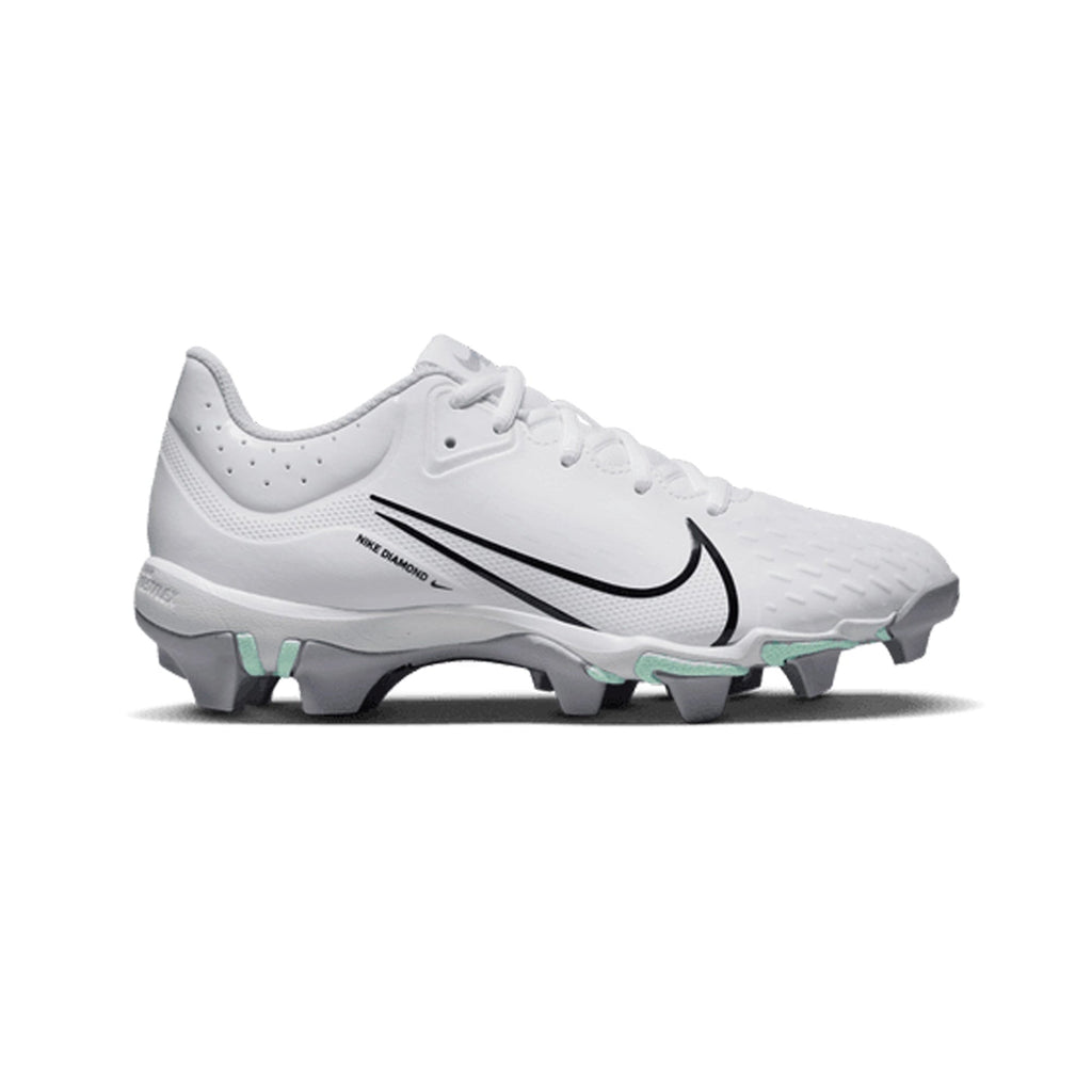 Spikes Beisbol Softbol Nike Hyperdiamond 4 Keystone Blanco DAMA