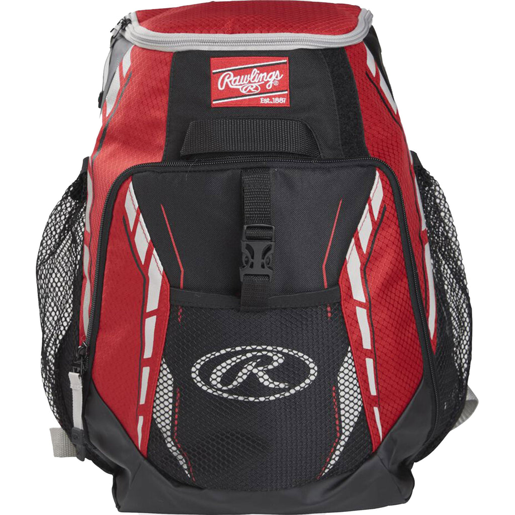 Back Pack Beisbol Softbol Rawlings R400 Rojo JUVENIL