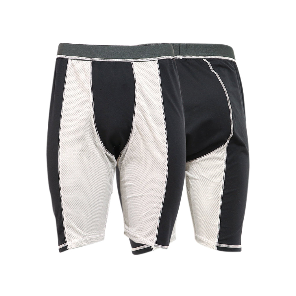 Sliding Short Beisport Negro Gris Adulto