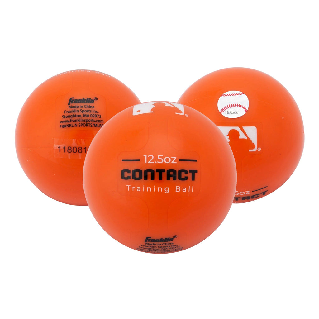 Set 3 Pelotas Beisbol Softbol Franklin para Entrenamiento de Bateo 12.5 oz
