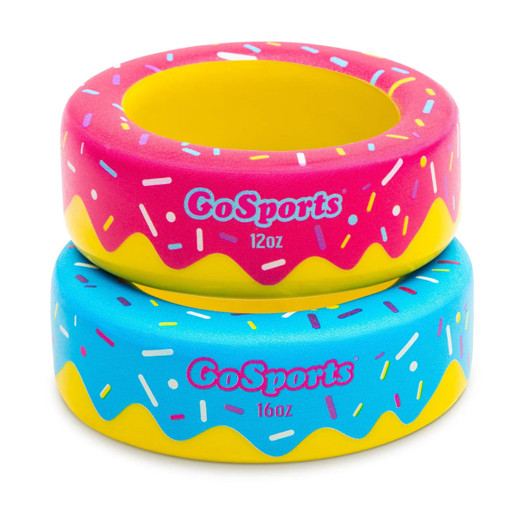 Set 2 Pesas Para Bat GoSports Beisbol Softbol Dona de 12 y 16 Oz
