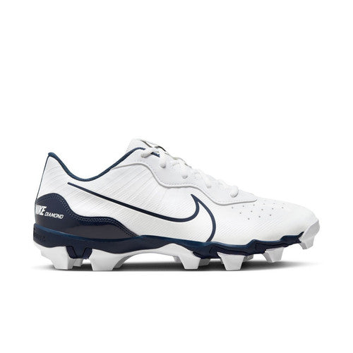 Spike Beisbol Nike Alpha Huarache Keystone Low Blanco Marino