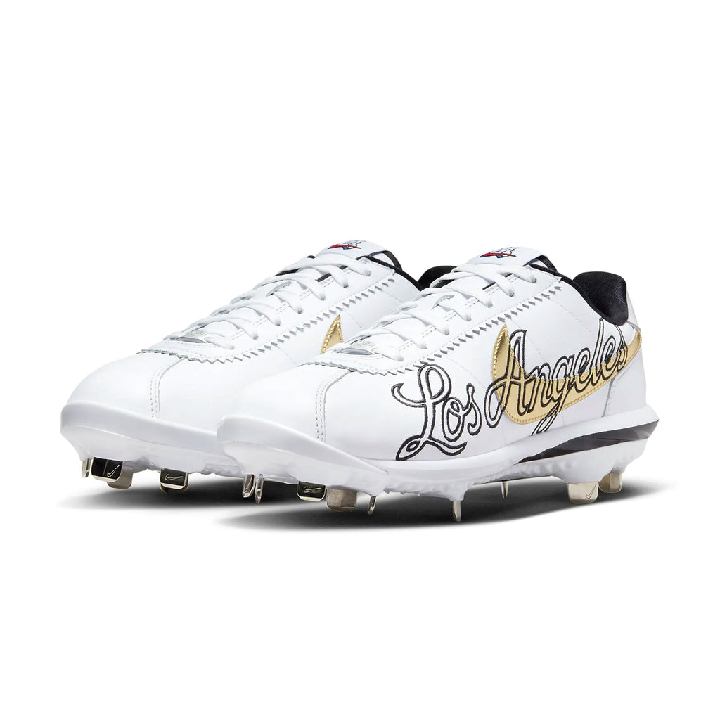Spikes Beisbol Nike Cortez Los Angeles Edición Especial Blanco