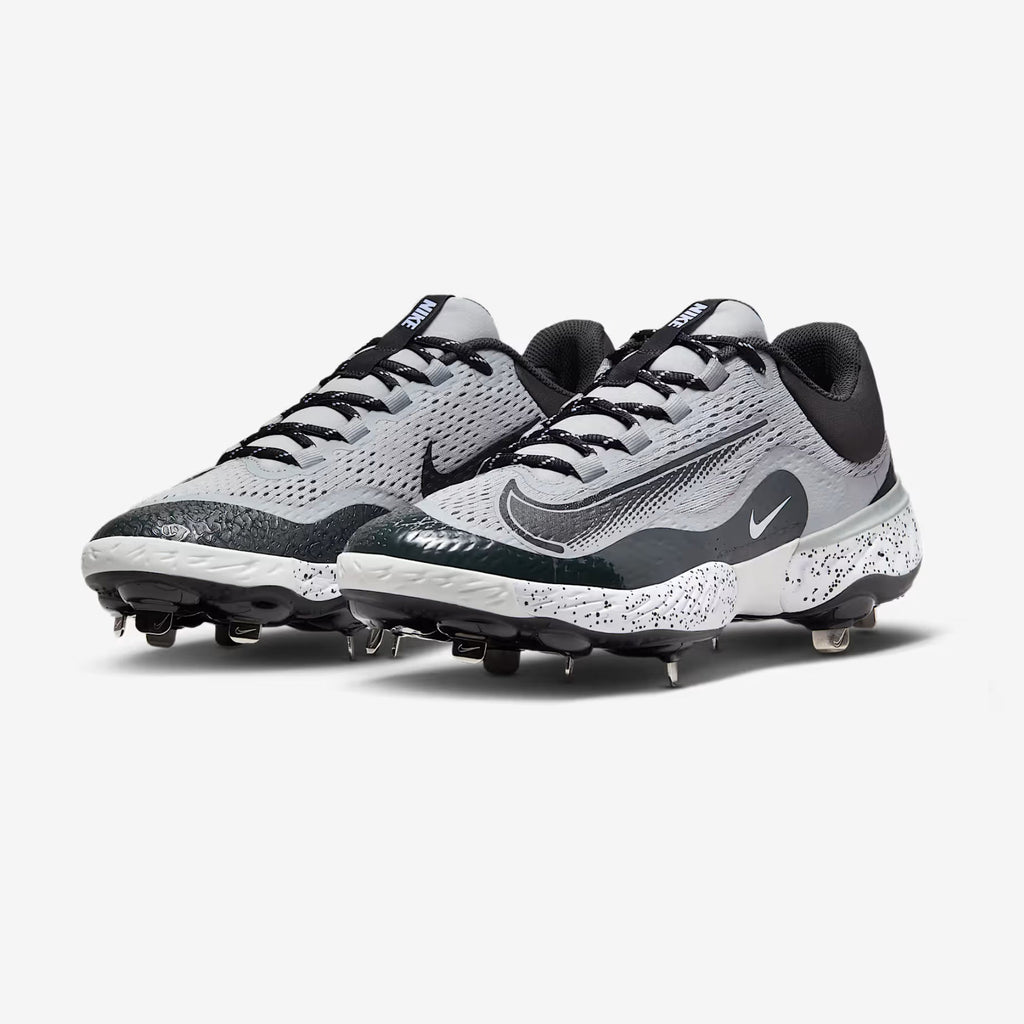 Spikes Beisbol Nike Alpha Huarache Elite 4 Low Gris Negro 2.0