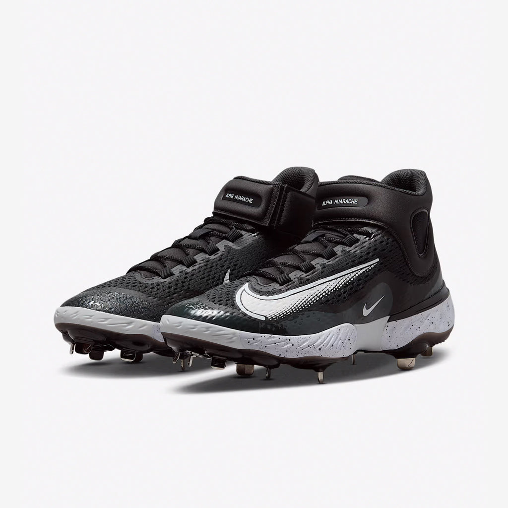 Spikes Beisbol Nike Alpha Huarache Elite 4 Mid Negro 2.0