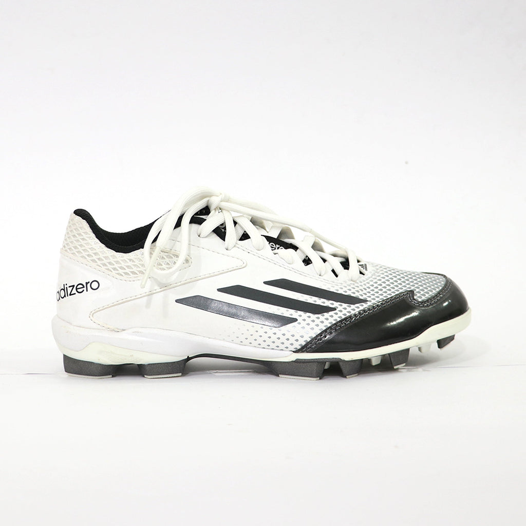 Spikes Beisbol Softbol Adidas Adizero Blanco Gris INFANTIL