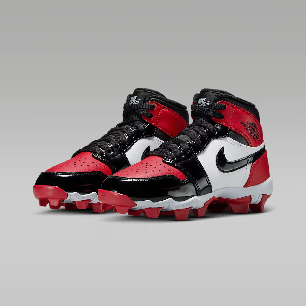 Spikes Beisbol Softbol Nike Jordan 1 Rojo Negro INFANTIL