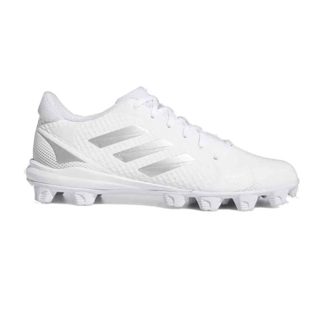 Spikes de Beisbol Softbol Adidas Purehustle MD 2 Blanco