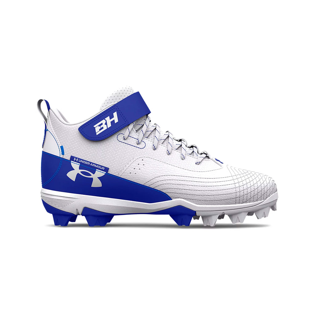 Spikes Beisbol Softbol Under Armour Harper 7 Mid RM Azul INFANTIL