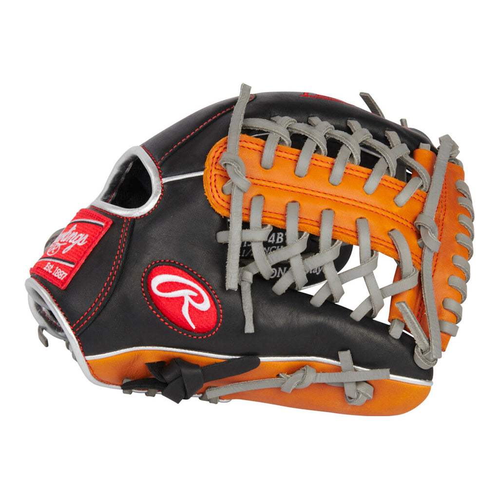 Guante Beisbol Rawlings R9115U4BT Negro Naranja 11.5 In ADULTO