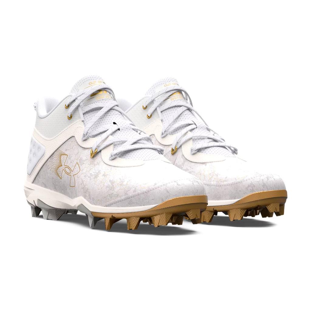 Spikes Beisbol Softbol Under Armour Harper 8 Mid RM Blanco 2024