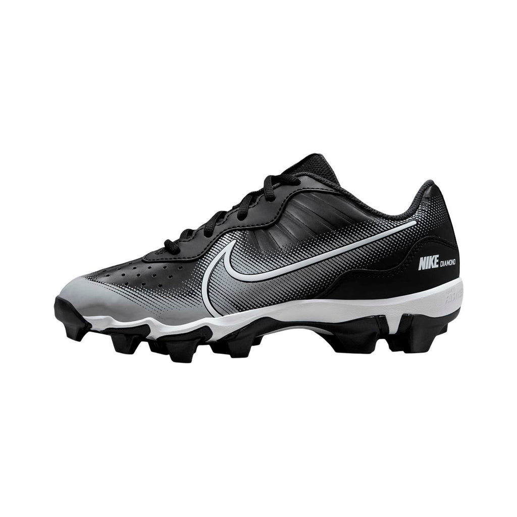 Spikes Beisbol Softbol Nike Alpha Huarache 4 Keystone Negro Gris INFANTIL