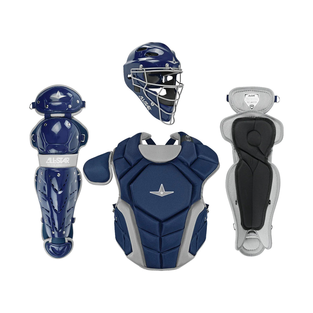 Equipo de Catcher Beisbol All Star Top Star Series Marino Gris Infantil (7 a 9 años)