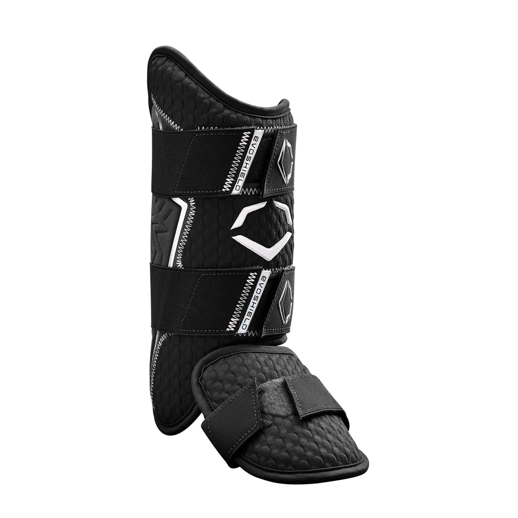 Espinillera Beisbol Softbol Evoshield Pro-SRZ 2.0 Derecho Negro ADULTO