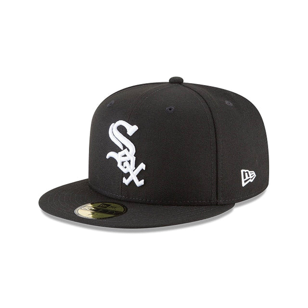 Gorra Beisbol Softbol New Era Medias Blancas Chicago 59Fifty Negro