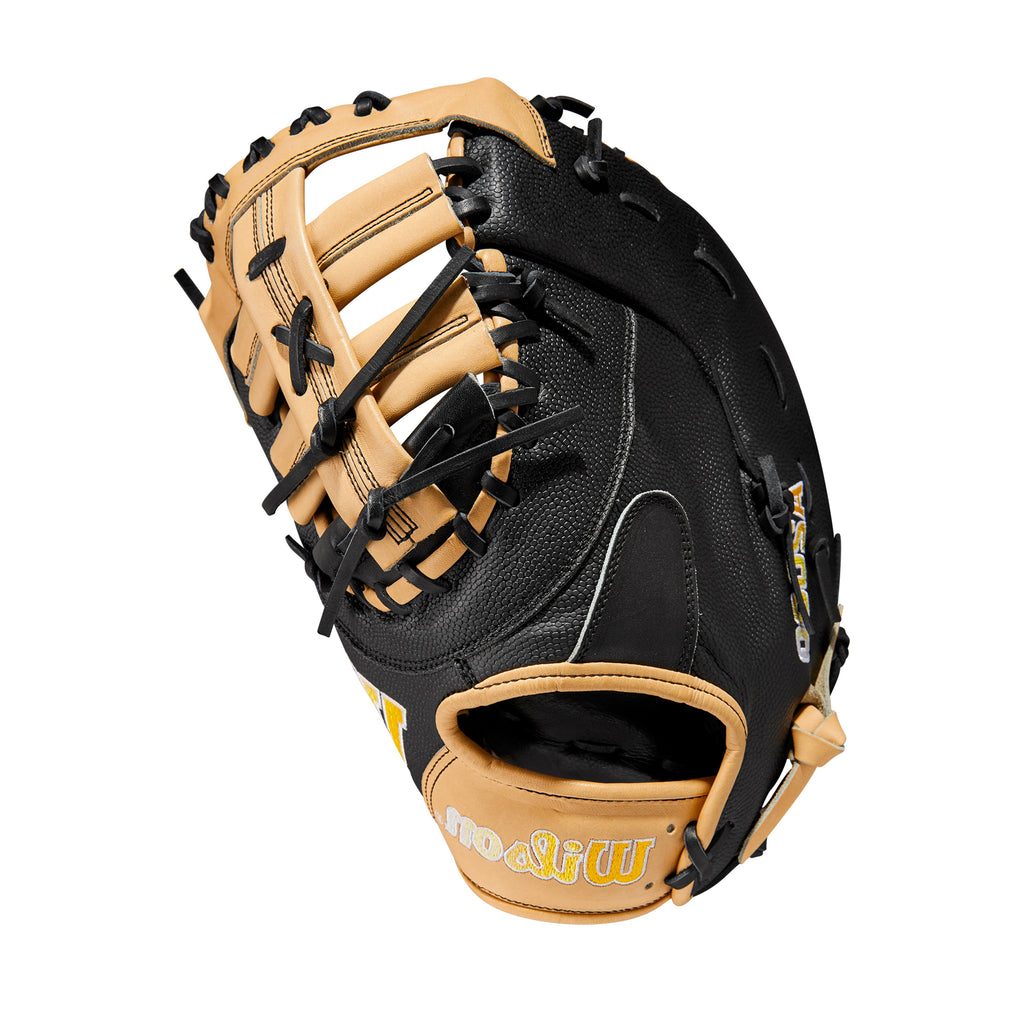 Guante Primera Base Newman Wilson A2000 1679 Pro Stock Negro Natural Zurdo Adulto