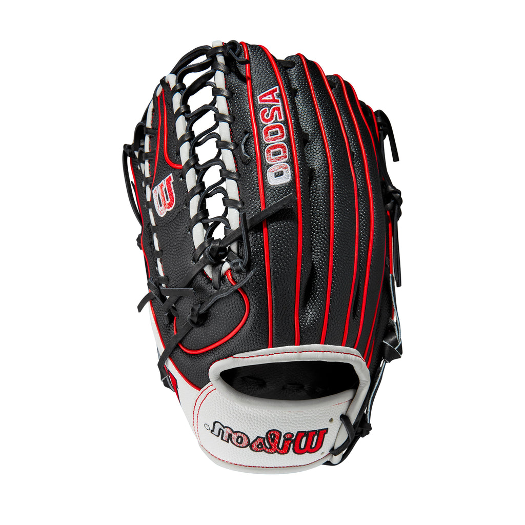 Guante Beisbol Wilson A2000 Pro Stock Scot7 Negro Rojo Blanco 12.75 Zurdo Adulto