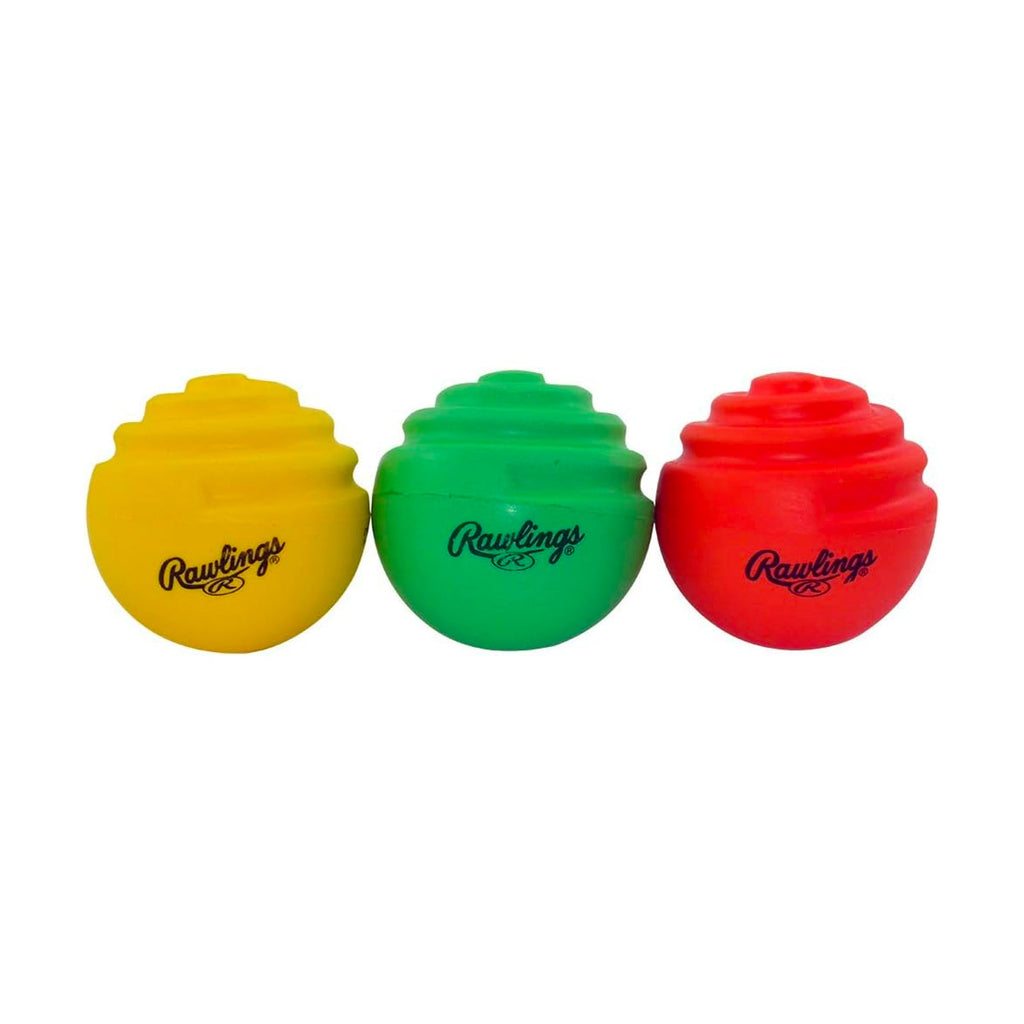 Pelota Entrenamiento Lanzamiento Curva Rawlings Set 3 Piezas