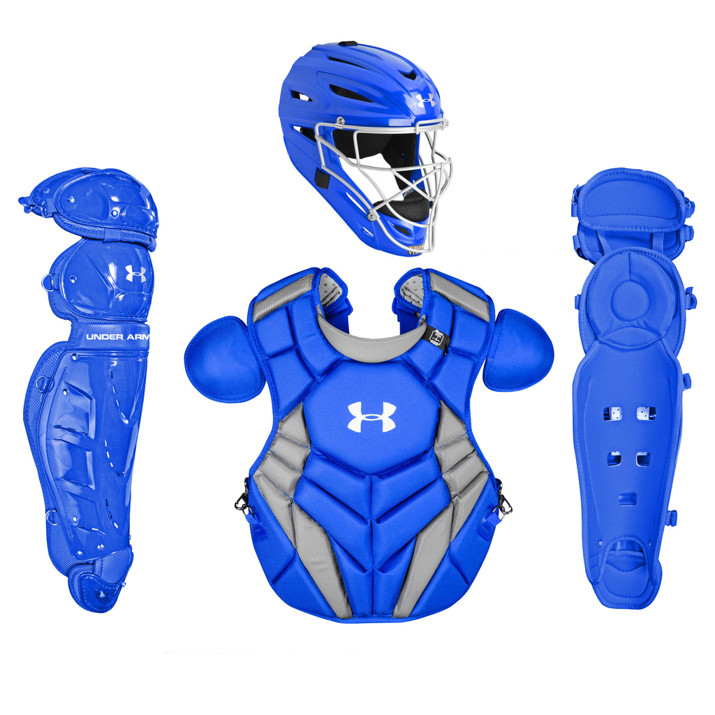 Arreos Equipo de Catcher Softbol o Beisbol Under Armour UA® PRO 6 SERIES Azul Rey Gris ADULTO
