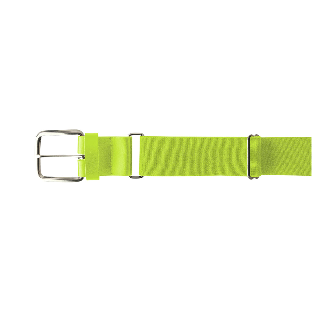 Cinturon Beisbol Softbol Champro Elastico MVP A062 Ajustable Verde Neón