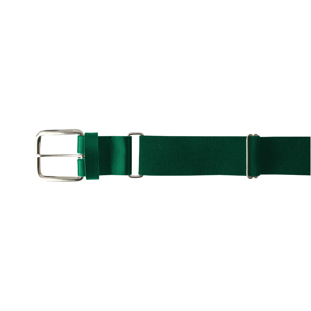 Cinturon Beisbol Softbol Champro Elastico MVP A062 Ajustable Verde Oscuro