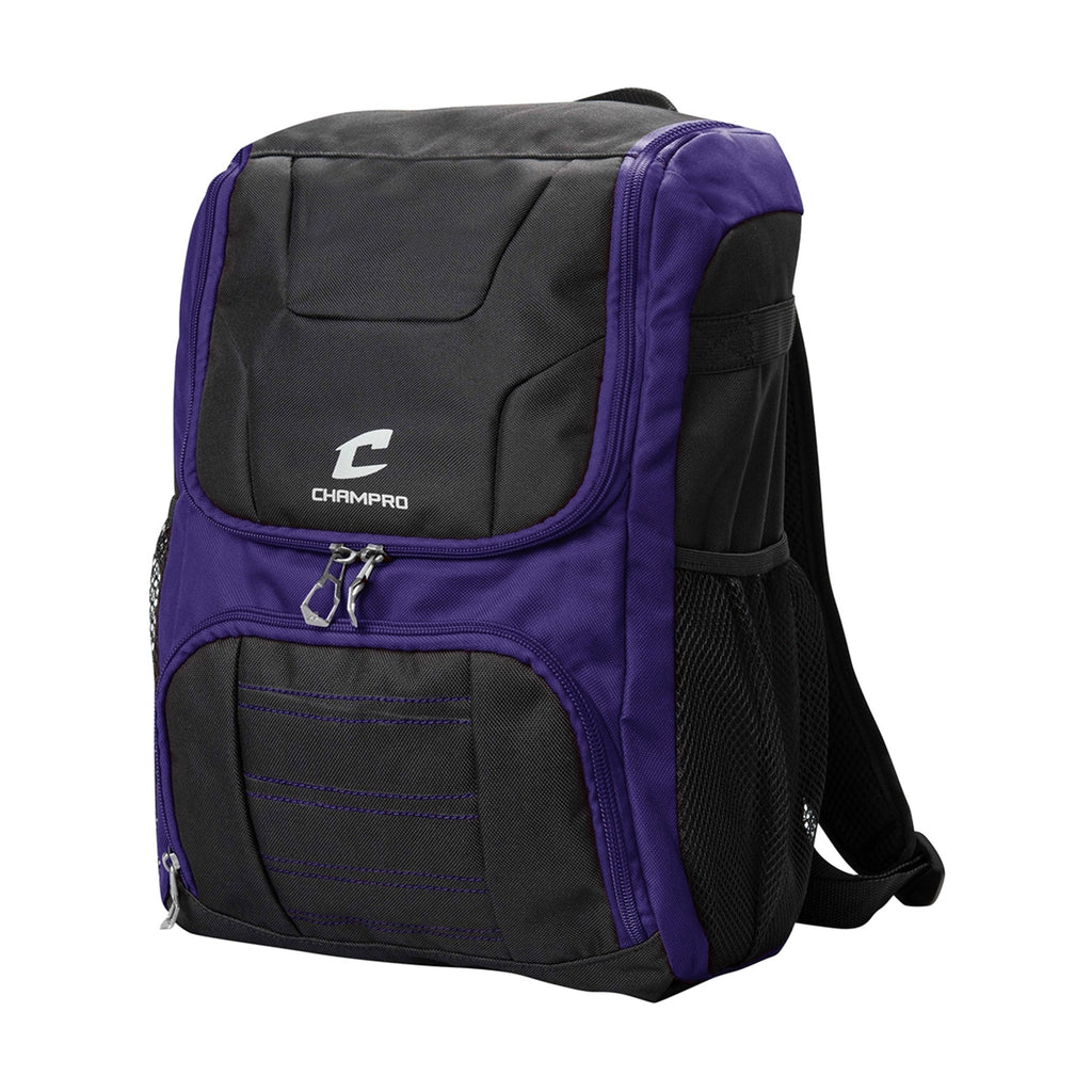 Back Pack Beisbol Softbol Champro E87 Prodigy Violeta Oscuro