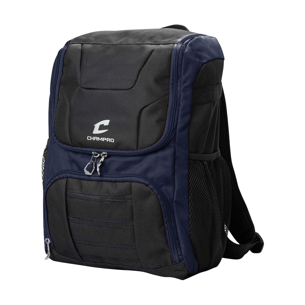 Back Pack Beisbol Softbol Champro E87 Prodigy Azul Oscuro
