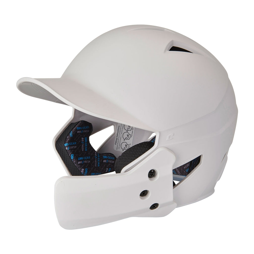 Casco Beisbol Softbol Champro HXMJG Gamer Plus MATE  Blanco
