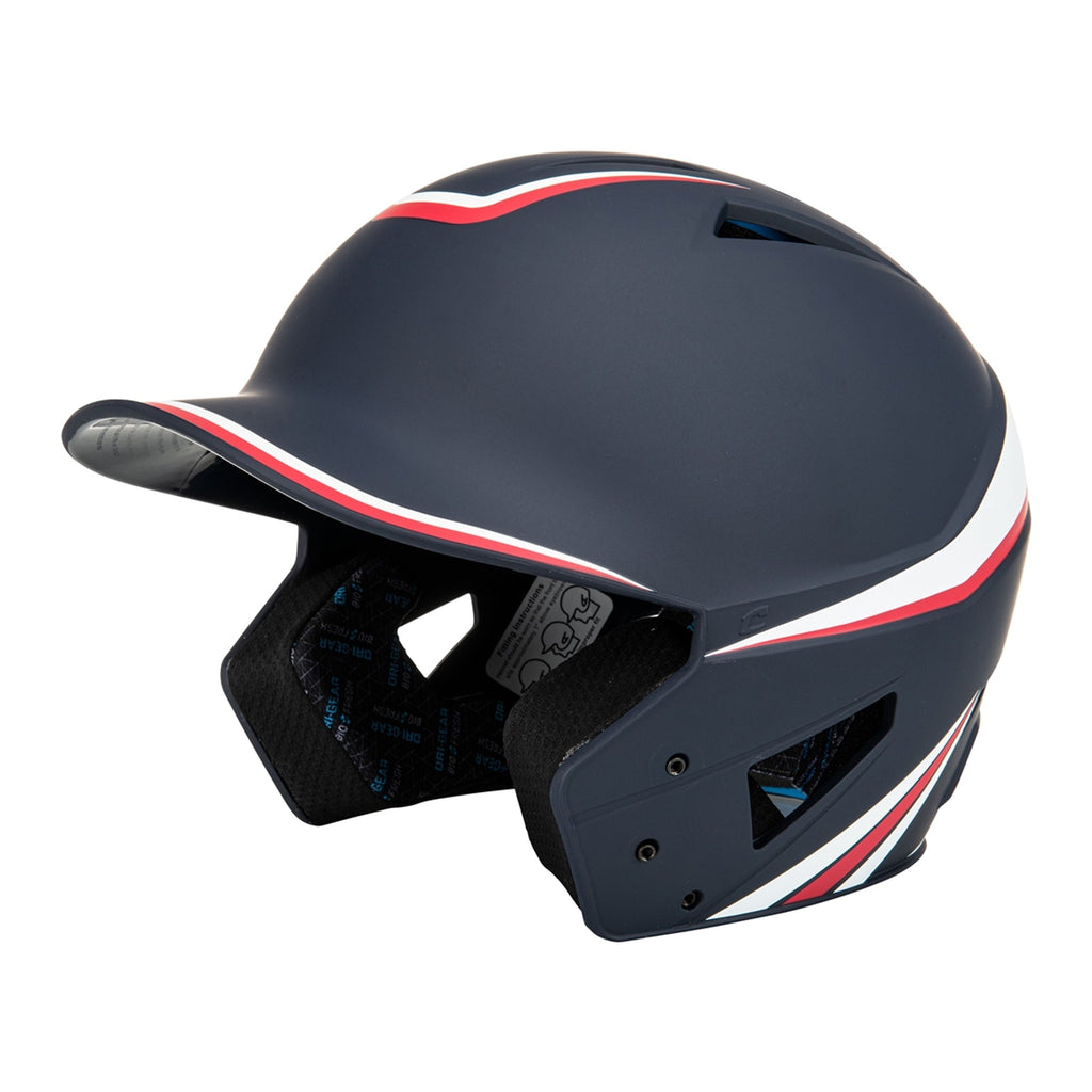 Casco Beisbol Softbol Champro HXM2 Legend Mate Rojo Blanco Azul Oscuro