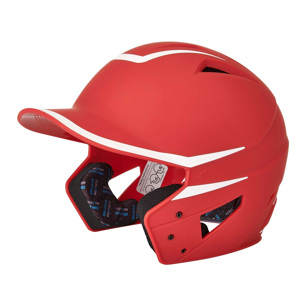Casco Beisbol Softbol Champro HXM2 Legend Mate Rojo Blanco