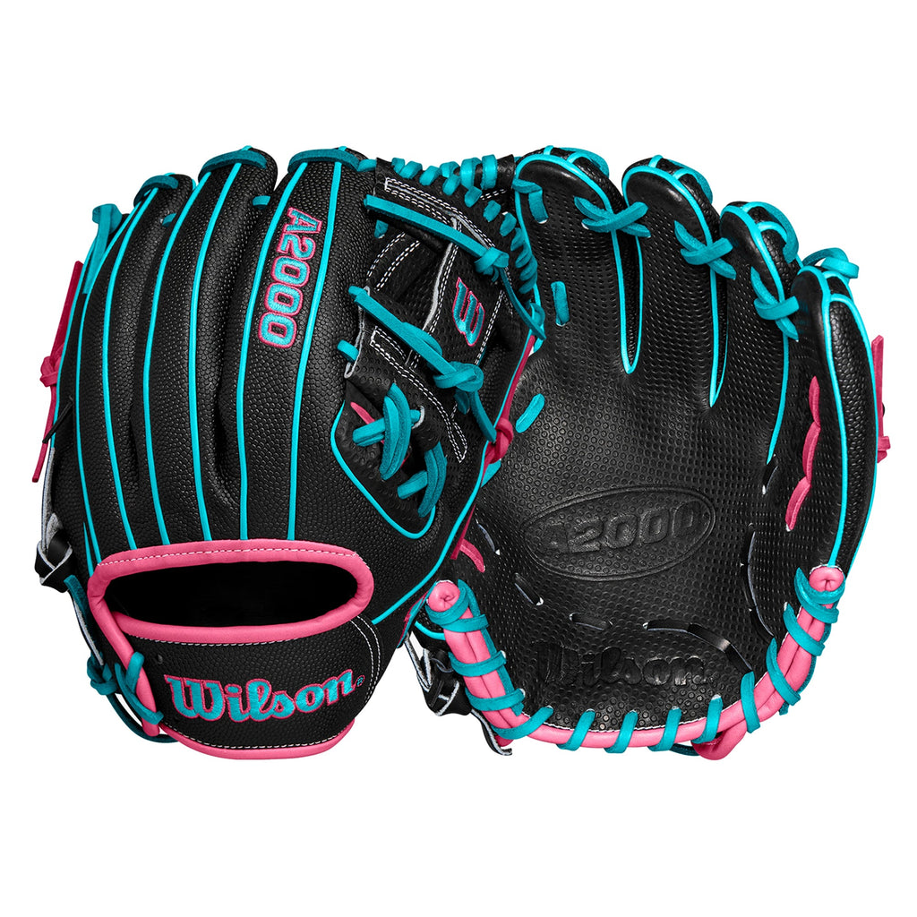 Guante Beisbol Wilson A2000 WBW102521115 Negro Azul 11.5 in ADULTO