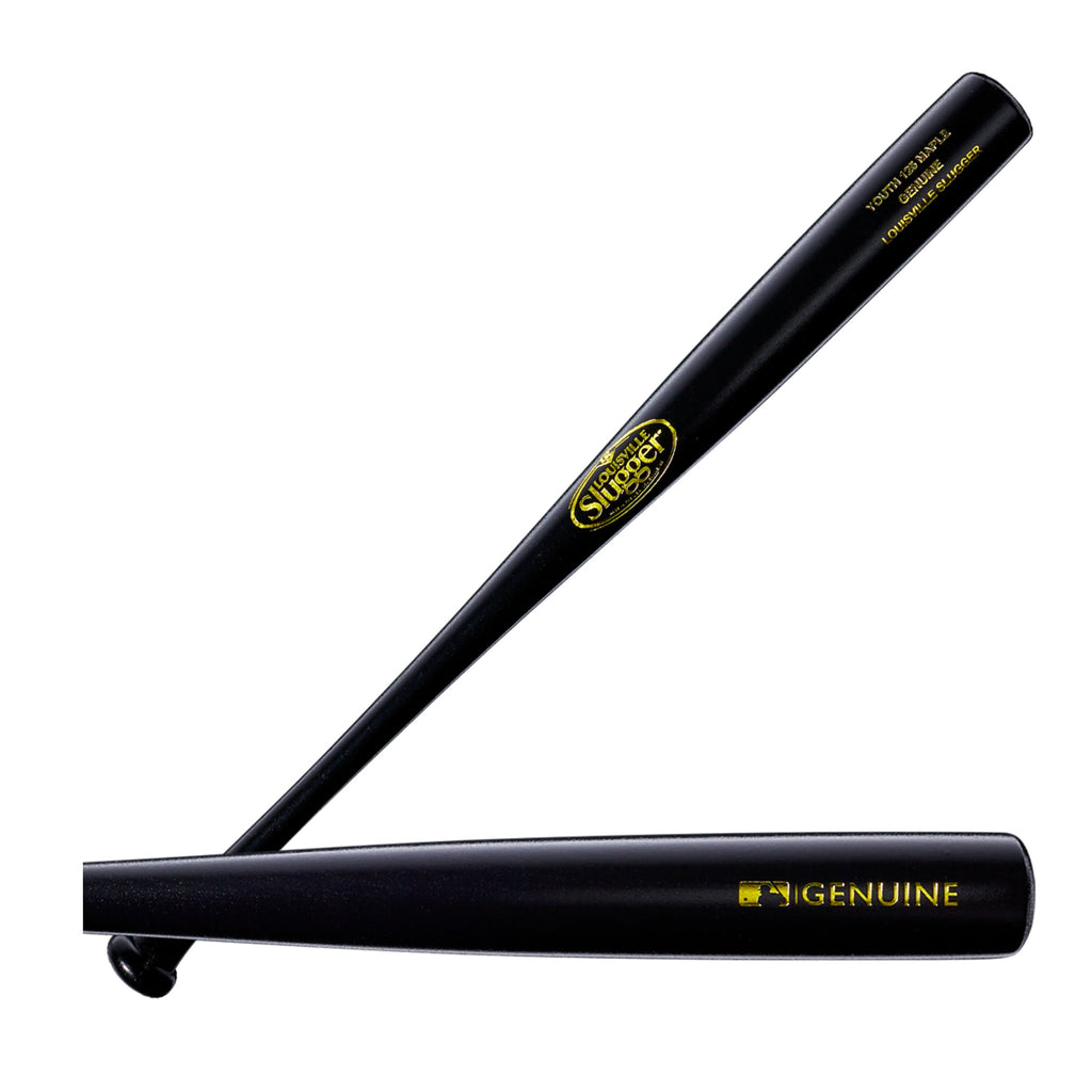 Bat Beisbol Madera Maple Negro Louisville Slugger Genuine Y125 INFANTIL
