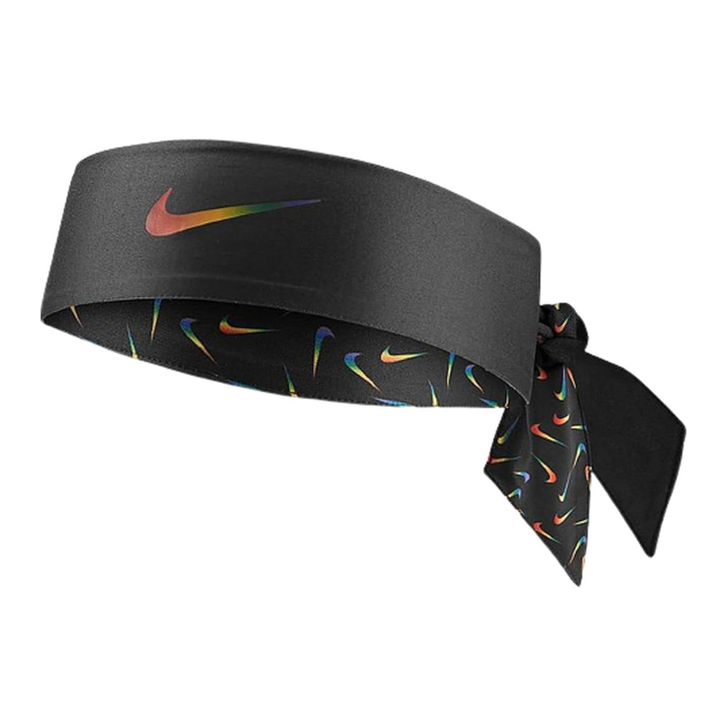 Banda Para Cabello Beisbol Softbol Nike Drifit 2.0 Reversible Negro
