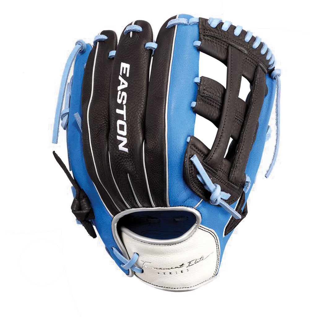 Guante Beisbol Easton Tournament Elite TEB115H 11.5 in Negro Azul Juvenil 11 a 15 años