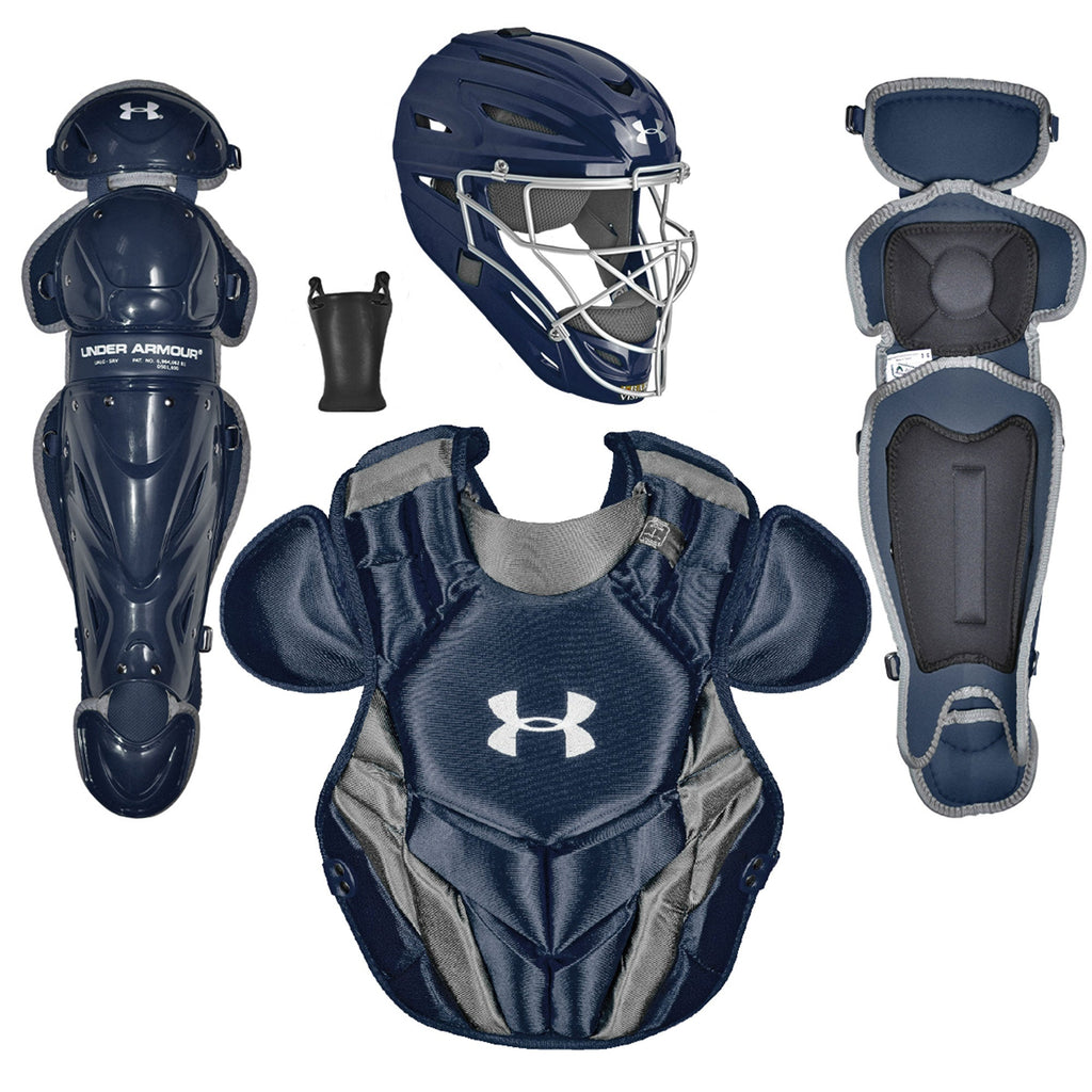 Arreos Equipo Catcher Beisbol Under Armour Victory Series 4 Azul Oscuro Infantil (7 - 9 años)