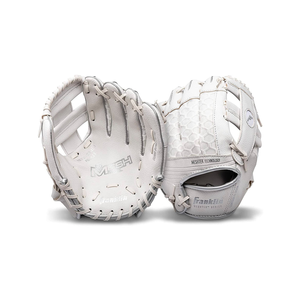 Guante Beisbol Franklin Mesh Tek Blanco 9.5 in 3 a 6 años