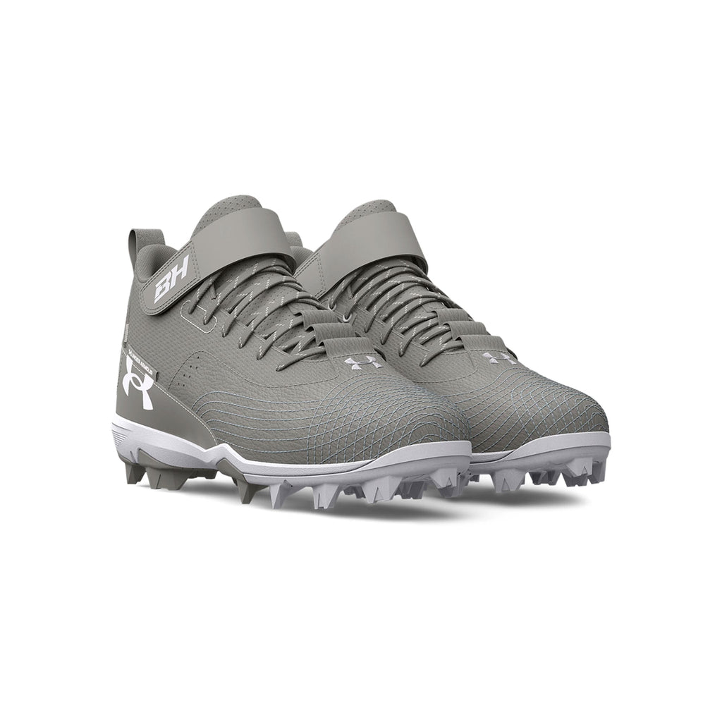 Spikes Beisbol Softbol Under Armour Harper 7 Mid RM Gris