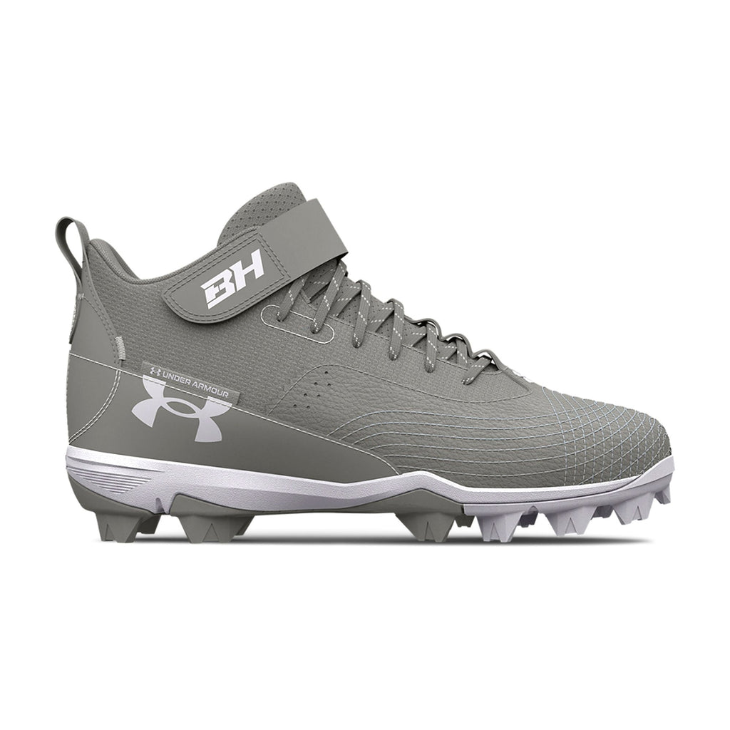 Spikes Beisbol Softbol Under Armour Harper 7 Mid RM Gris INFANTIL