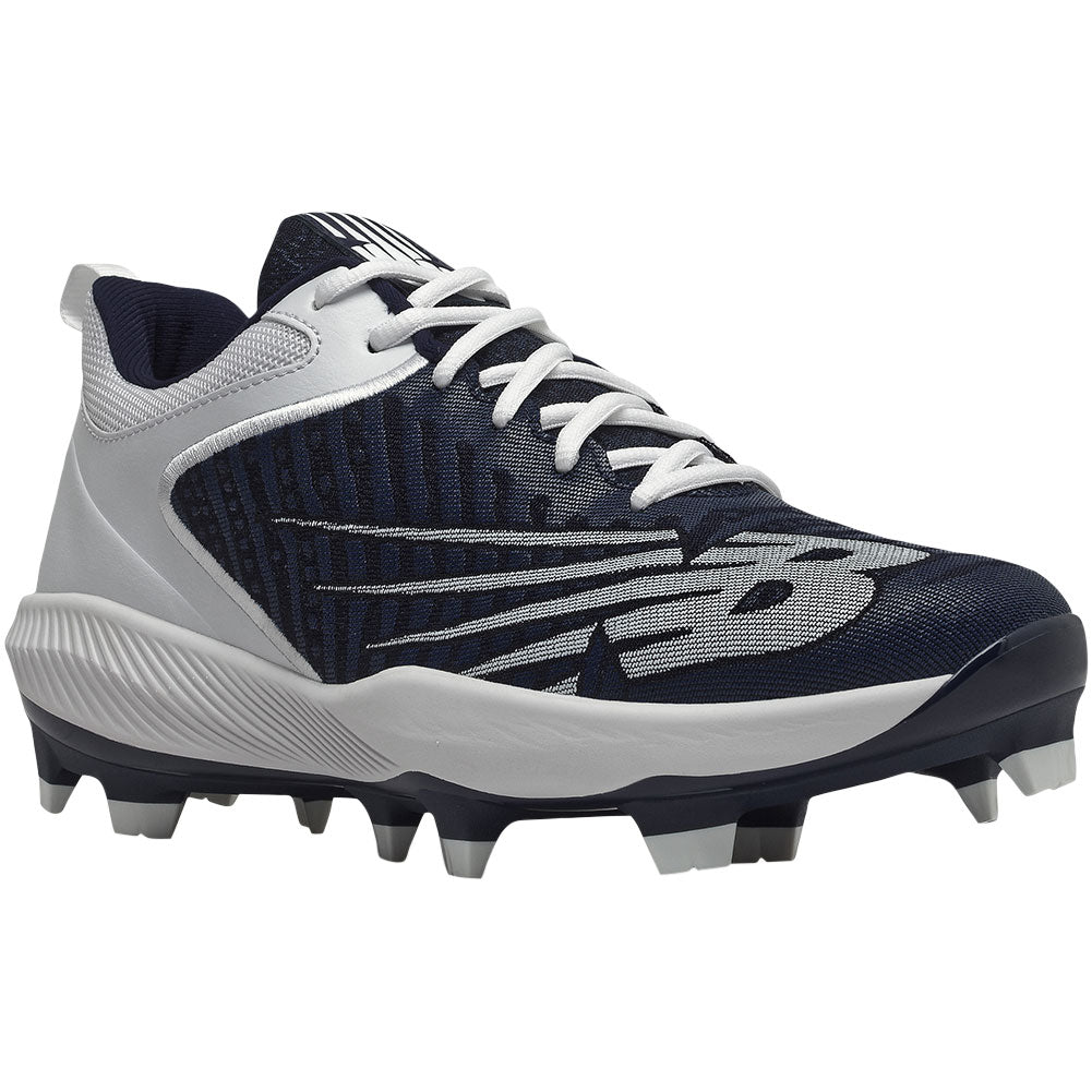 Spikes Beisbol Softbol New Balance FuelCell 4040 v6 PL4040N6 Blanco Marino