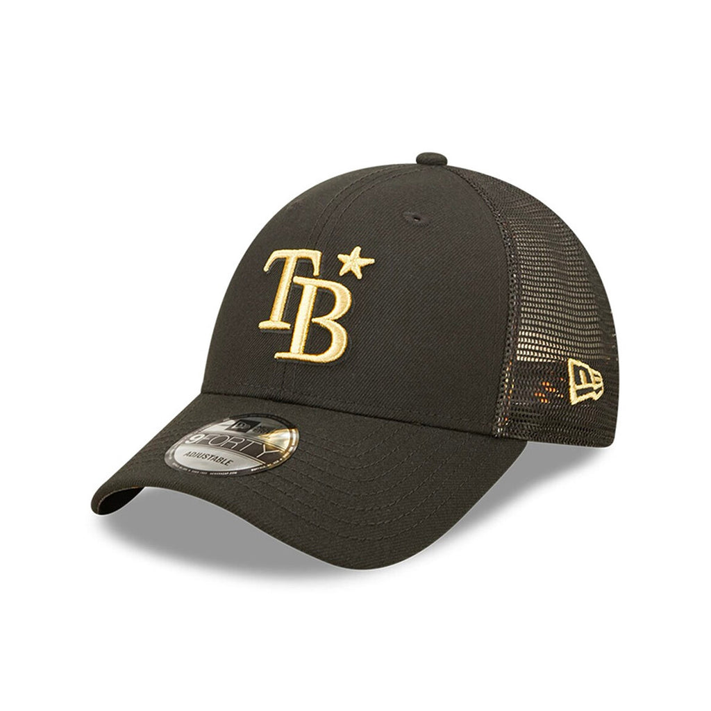 Gorra Beisbol Softbol New Era Tampa Bay Juego de Estrellas 2022 9 Forty Malla Negro Dorado Ajustable