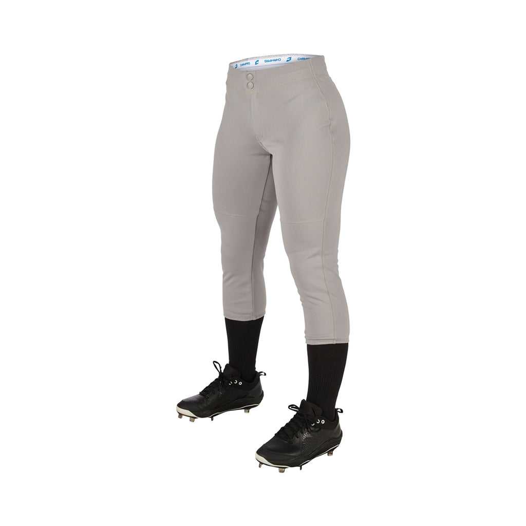 Pantalon Softbol Champro BP39 Gris Corto NIÑA