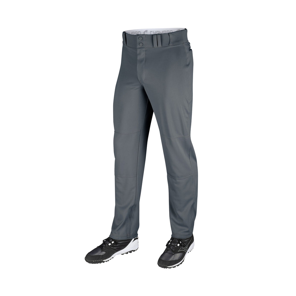 Pantalon Beisbol Champro Gris Oscuro Largo Triple Crown Bottom BP9U Adulto
